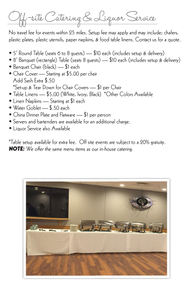 Menu Brochure Wedding Packet 13