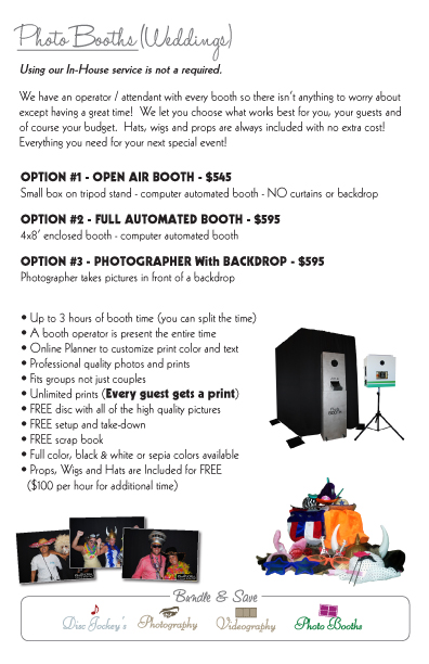 Menu Brochure Wedding Packet 15