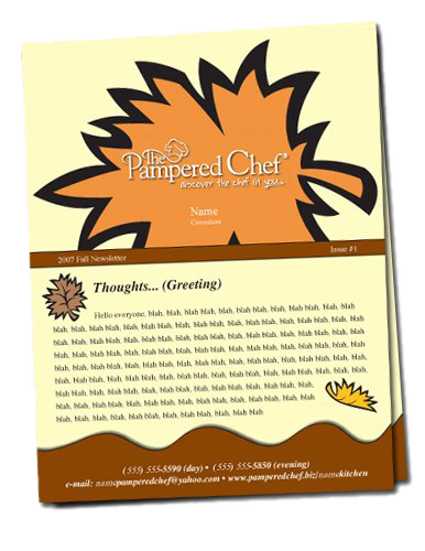 Pampered Chef Flyer