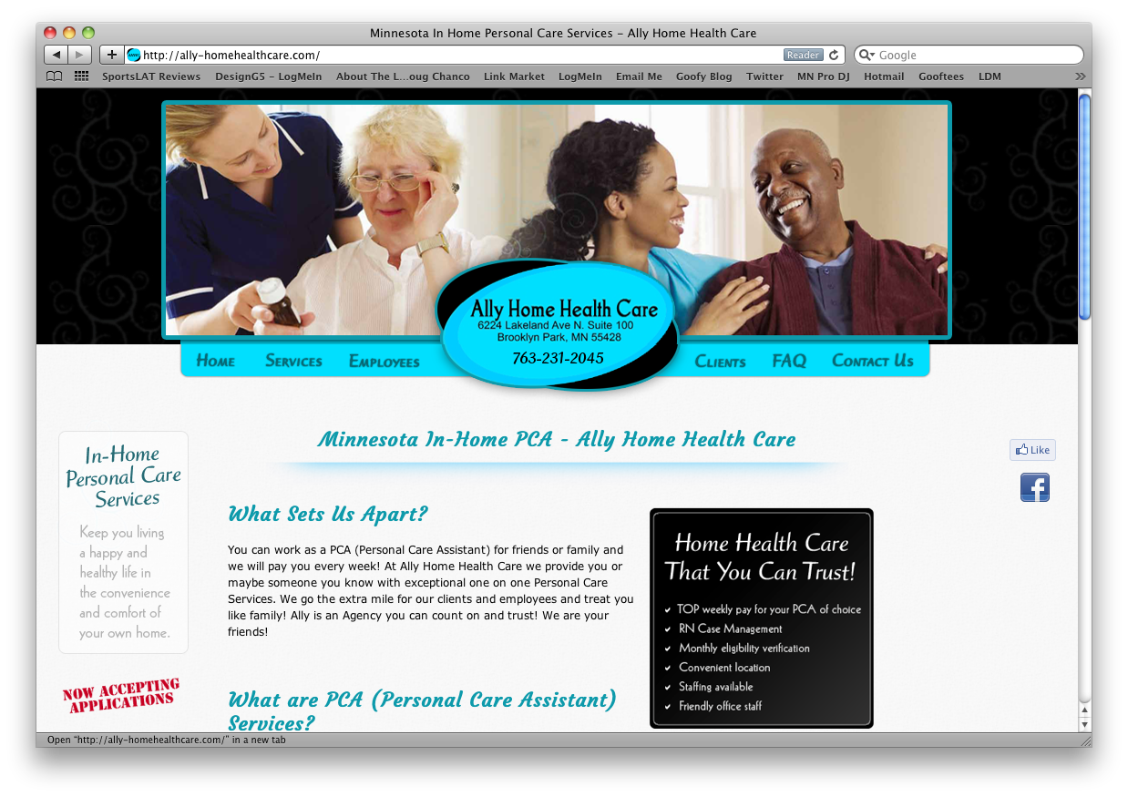 Home Heakth Care Web Design