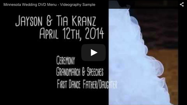 Wedding Videography DVD Menu Sample