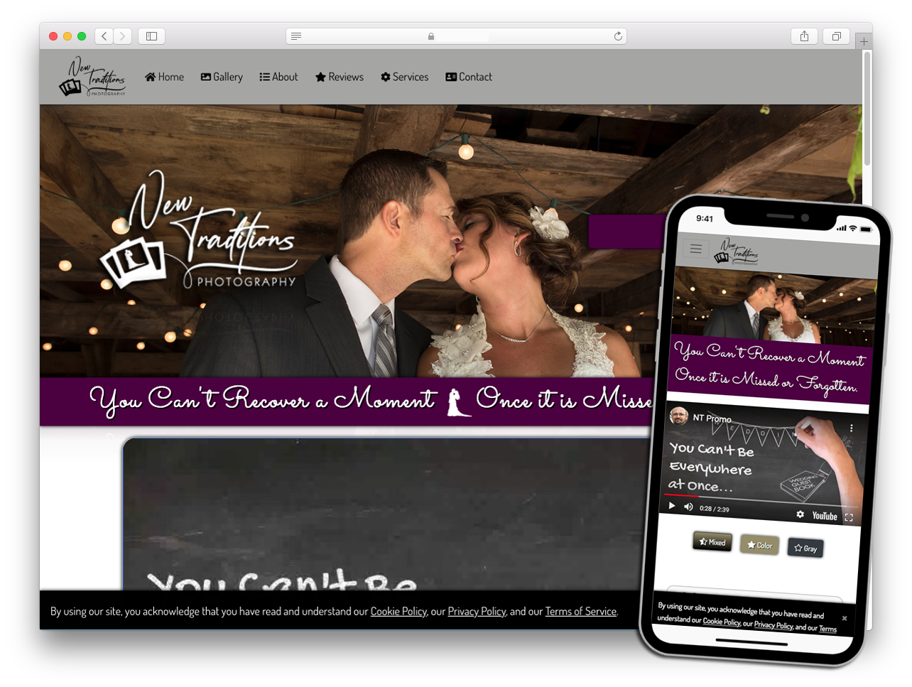 Photography Web Design