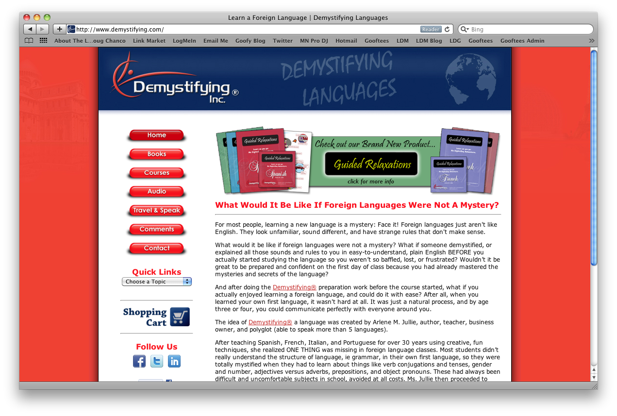 Demystifying Languages Web Design