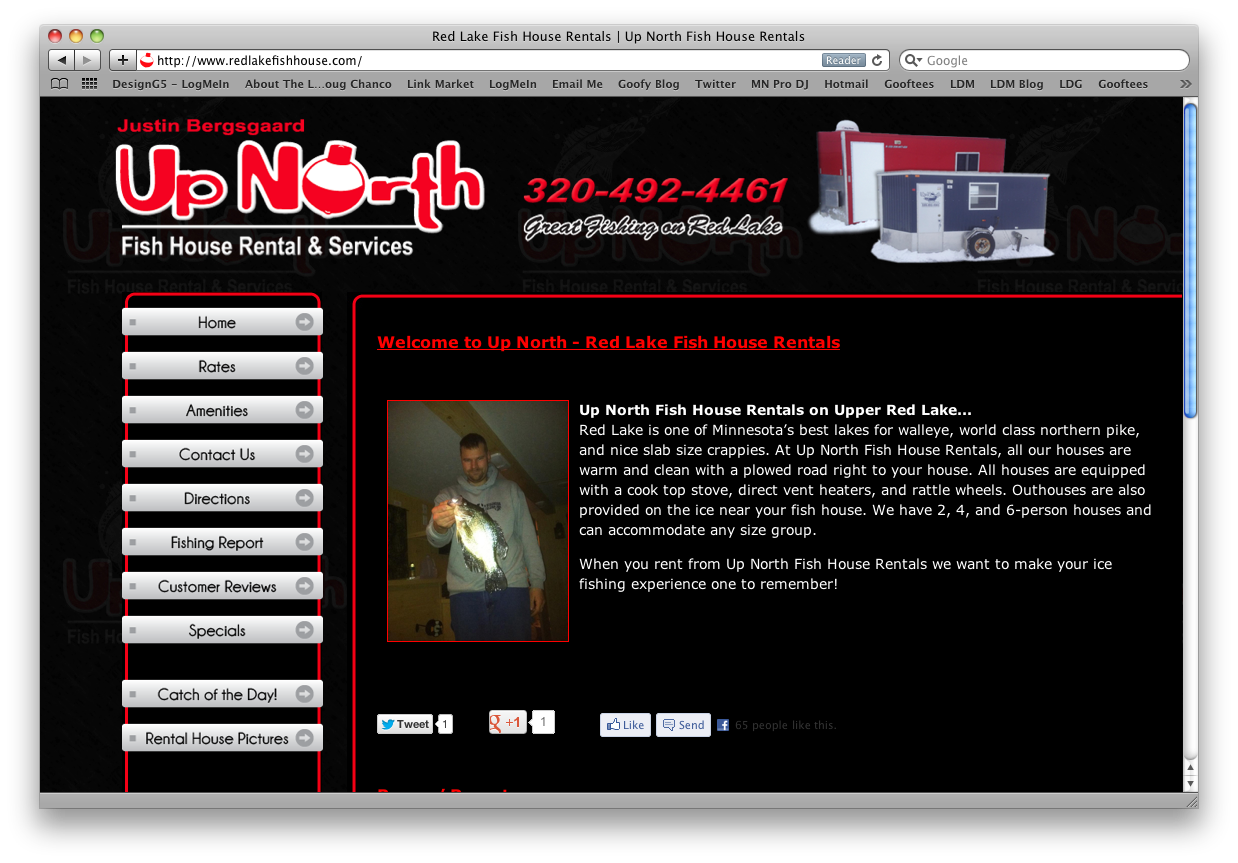 Red Lake Fish Houses